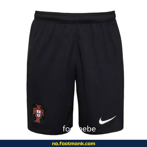 Portugal Euro 2024 svart fotballdrakt – Offisiell drakt for voksne og barn