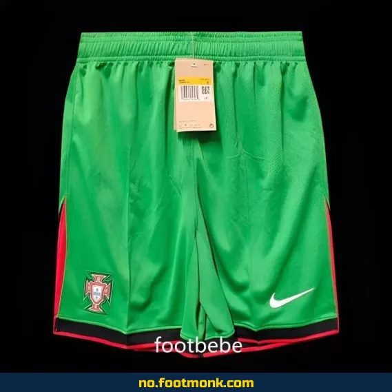 Portugal Euro 2024 fotballdrakt kort erme grønn – Offisiell drakt til salgs
