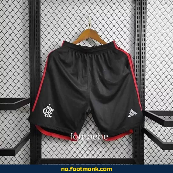 Flamengo 2024-2025 ekte fotballdrakt (borte, svart) – Offisiell drakt for barn og voksne