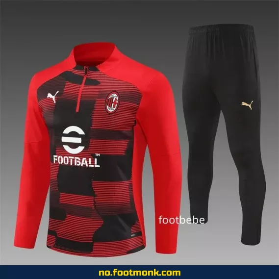 AC Milan 2024/2025 halvgenser i rød – Offisiell fotballdrakt for voksne og barn – Kjøp fotballklær på nett