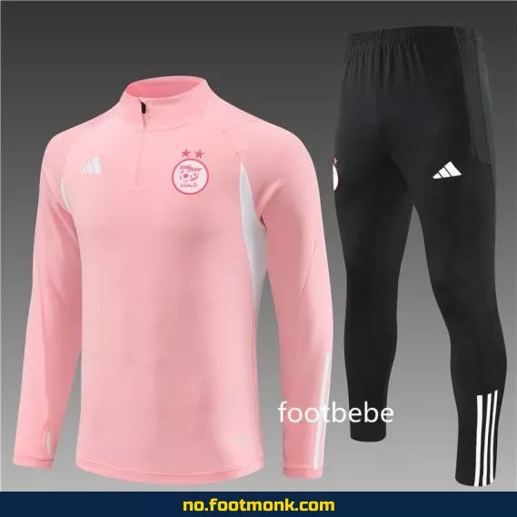 Algerie 2023-2024 halvgenser i rosa – Fotballdrakt, offisiell drakt, fotballtrøye med navn, fotballklær for voksne og barn