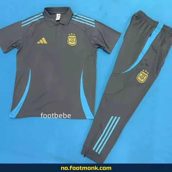 Argentina Fotballdrakt 2025-2026 – Grå Polo – Offisiell Klubbdrakt
