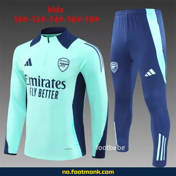 Arsenal fotballdrakt for barn 2024-2025 – Blå offisiell drakt