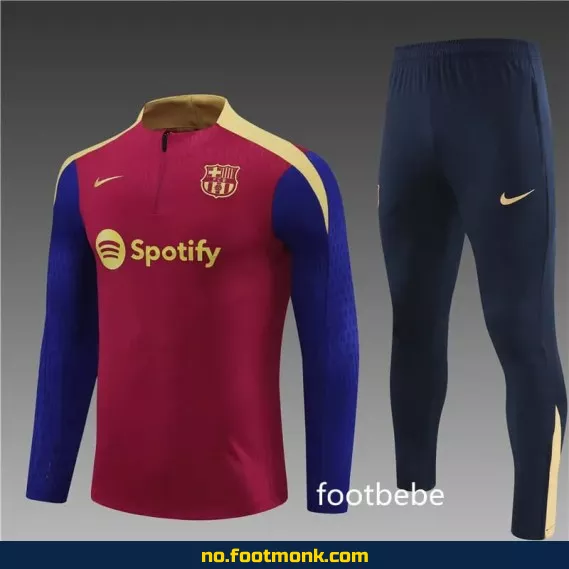 FC Barcelona 2024/2025 Fotballdrakt – Rød og Blå Authentic