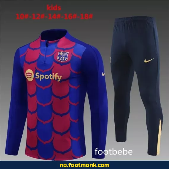 FC Barcelona Treningsdrakt for Barn 2024-2025 – Offisiell Fotballdrakt