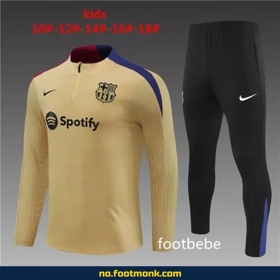 FC Barcelona Fotballdrakt for Barn 2024-2025 – Offisiell Klubbdrakt