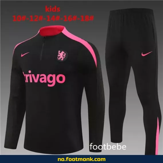 Fotballdrakt for barn – Chelsea 2024/2025 svart – Offisiell drakt