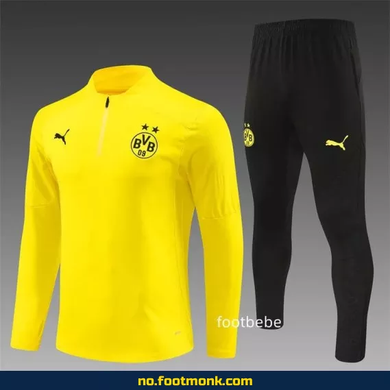 Borussia Dortmund 2024/2025 halvgenser i gul - Offisiell fotballdrakt for voksne og barn