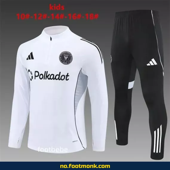 Inter Miami fotballdrakt for barn 2025-2026 – Hvit – Offisiell drakt