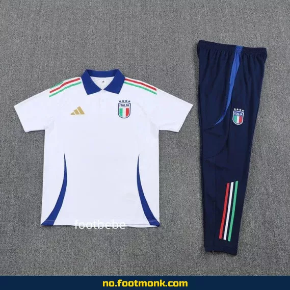 Fotballdrakt Italia 2025-2026 Hvit Polo – Offisiell drakt, Authentisk design