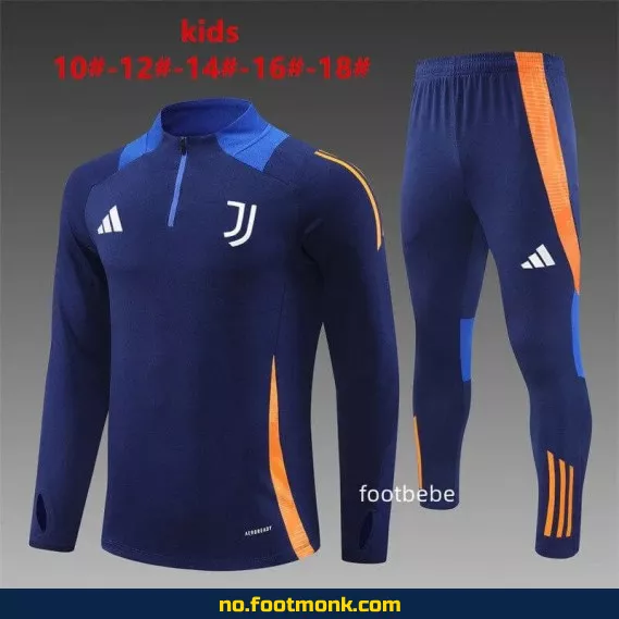 Juventus fotballdrakt barn 2024-2025 – kongeblå – offisiell drakt