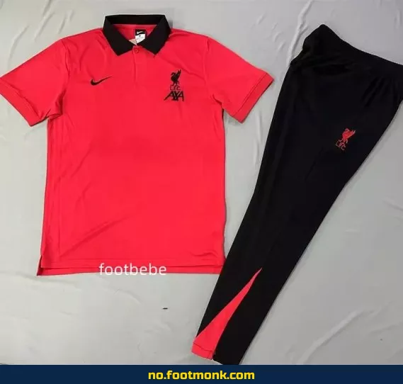 Liverpool FC 2025-2026 rød fotballdrakt med polo – Offisiell drakt til salgs