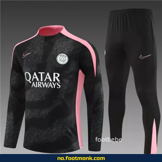 PSG 2024-2025 Svart Camouflage Fotballdrakt – Offisiell Fotballtrøye for Voksne og Barn