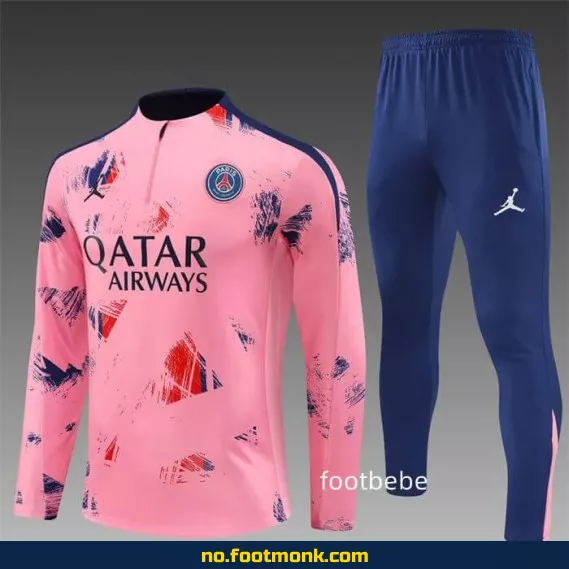 PSG Jordan 2024-2025 Kamouflasje Rose Fotballdrakt – Offisiell Klubbdrakt for Voksne og Barn