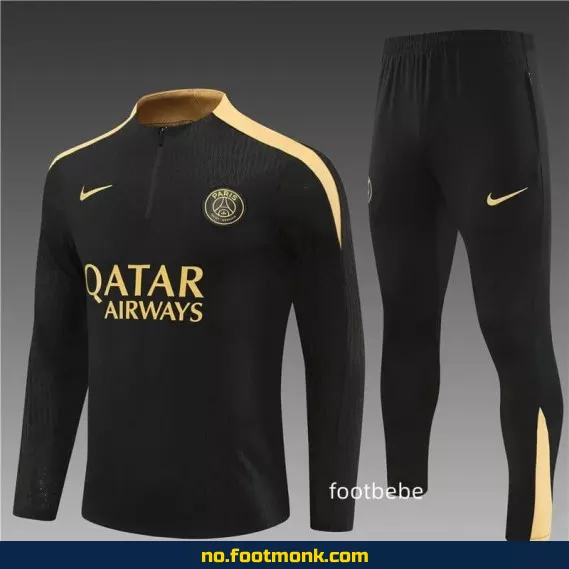 PSG Fotballdrakt 2024-2025 – Offisiell Svart Treningsdrakt