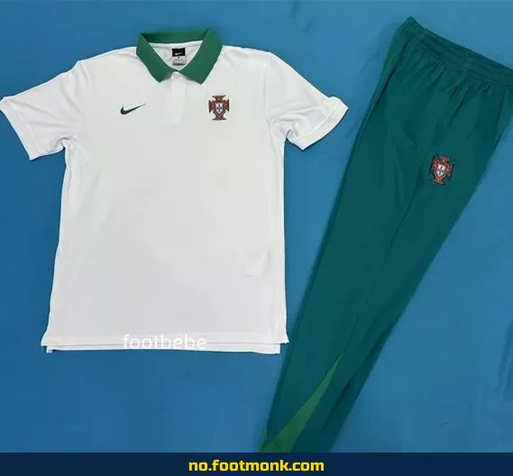 Portugal 2025 Hvit Polo Fotballdrakt – Offisiell Fotballtrøye til Salgs