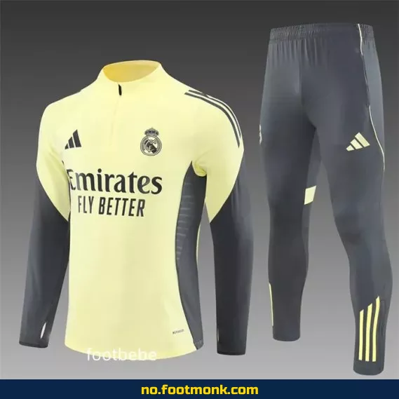 Real Madrid 2025-2026 Fotballdrakt i Gul – Offisiell Klubbdrakt for Voksne og Barn